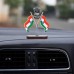 Voila Multipurpose Indian Flag Stand on Spring for Car Dashboard Study Table Home Office Table Decor